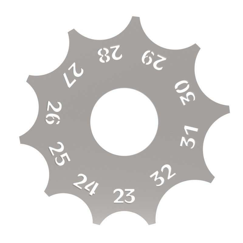 Diameter Gauge for Clarinet, Saxophon and Bassoon